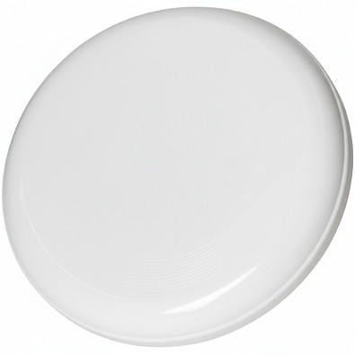 Wurfscheibe Space Flyer 22, upcycling, weiss