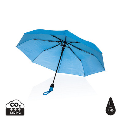 XD COLLECTION 21 Zoll Impact AWARE™ 190T Mini-Regenschirm mit Auto-Open, ruhiges blau