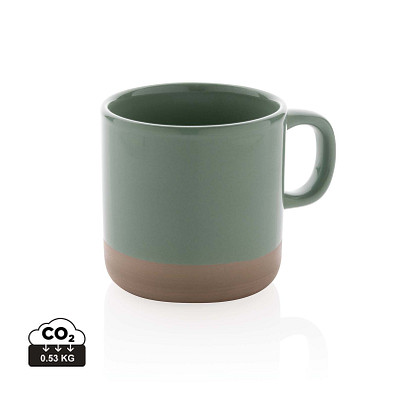 XD COLLECTION Becher aus glasiertem Keramik, grün