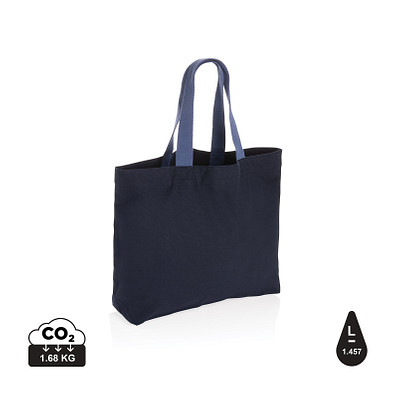 XD COLLECTION Impact Aware™ 240g/m² große Tasche aus rCanvas, ungefärbt, navy blau