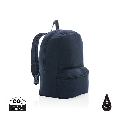 XD COLLECTION Impact Aware™ 285g/m² rCanvas-Rucksack, ungefärbt, navy blau