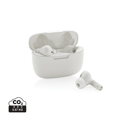 XD COLLECTION Liberty Pro TWS-Ohrhörer aus recyceltem RCS-ABS, weiß