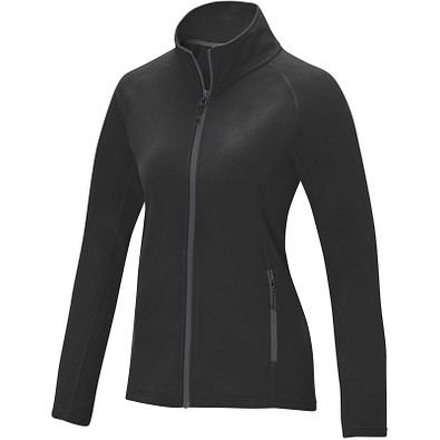 Zelus Fleecejacke für Damen, schwarz,  M