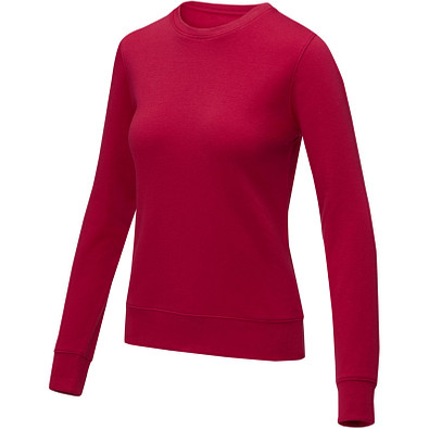 Zenon Sweater mit Rundhalsausschnitt für Damen, rot, S