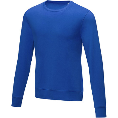 Zenon Sweater mit Rundhalsausschnitt für Herren, blau, XXL