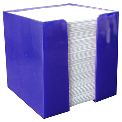 Zettelbox Würfel, standard-blau PP Zettelbox Würfel, standard-blau PP