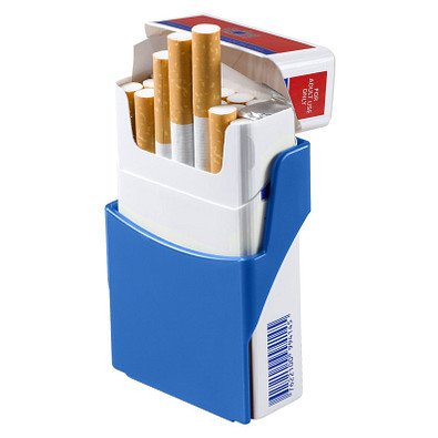 Zigarettenhalter Zig-Clip, standard-blau PP Zigarettenhalter Zig-Clip, standard-blau PP