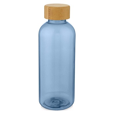 Ziggs 650 ml Sportflasche aus recyceltem Kunststoff, transparent blau