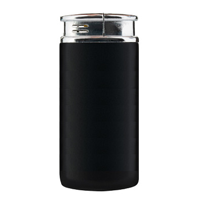 Metall-Feuerzeug Mondeo Piezo, schwarz matt