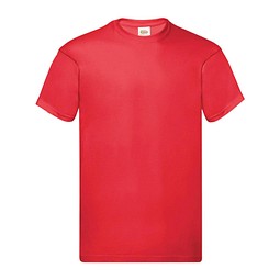 FRUIT OF THE LOOM® Unisex T-Shirt Original T, rot, L