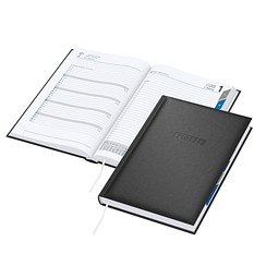 Geiger-Notes Buchkalender VIP Manager Register TivoliSoft 2027, schwarz