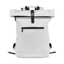15 Zoll Rolltop-Rucksack PU BAI ROLL, Weiß