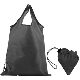 Streuartikel Einkaufstasche Edge – schwarz – mit individuellem Logodruck – leichte Stofftasche als praktisches Messe-Giveaway
