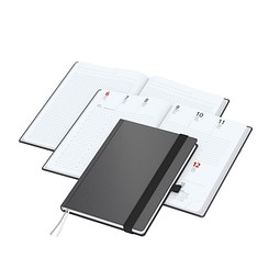 Geiger-Notes Wochentimer / Notizbuch A5 Vision-Hybrid 2027, White