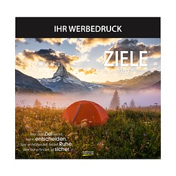 Bild-Wandkalender Ziele 2026