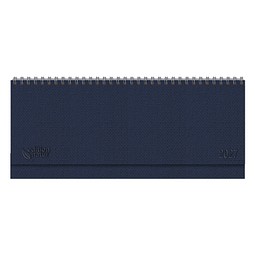 Tisch-Querkalender Nature 2027, dunkelblau