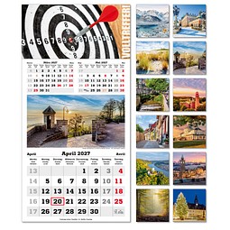 3-Monats-Wandkalender Deutschland