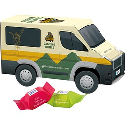 3D-Präsent Transporter, Ritter SPORT Schokowürfel, inkl. Druck