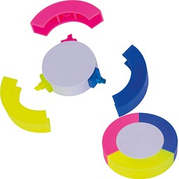 3in1 Textmarker Andorra,mehrfarbig