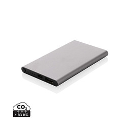 4.000mAh Type-C Powerbank aus RCS recyeltem ABS & Aluminium, anthrazit