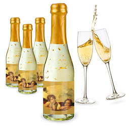 4er Piccolo Goldflocken-Set, Motiv Raffael