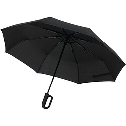 Vollautomatischer Windproof-Taschenschirm SCIROCCO,schwarz