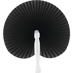 Faltbarer Fächer PEACOCK,schwarz