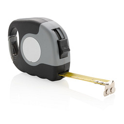 XD COLLECTION Maßband mit Karabinerhaken 5m/19mm, grau