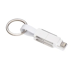 6-in-1 Ladekabel REEVES-MIXCO III, weiß