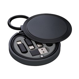 6-in-1 Ladekabel REEVES-myCONVERTICS, schwarz/anthrazit