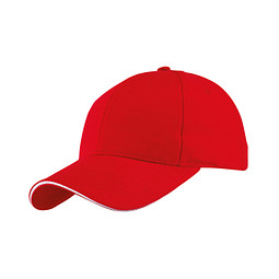 6-Panel-Sandwich-Cap LIBERTY,rot