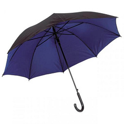 Automatik-Stockschirme Panda, Schwarz/Blau
