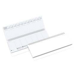 Geiger-Notes Querkalender Boss 2027, weiß