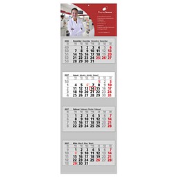 4-Monats-Block-Wandkalender 2027