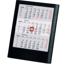 2-Jahres-Tischkalender 2026/2027, schwarz