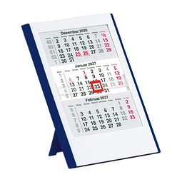2-Jahres-Kalender Elfe 2027/2028, weiß/blau