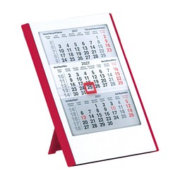 2-Jahres-Kalender Elfe 2027/2028, weiß/rot