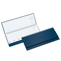 Schreibtisch-Querkalender TivoliSoft 2026, blau