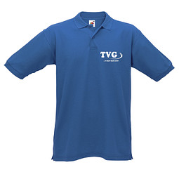 FRUIT OF THE LOOM® Unisex Poloshirt Pique, royalblau, S