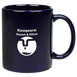 Keramikbecher Carina, 300 ml, blau