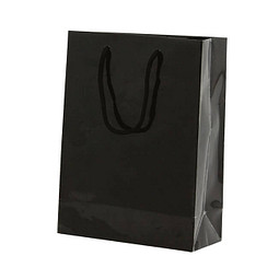 Papiertasche Paper, schwarz