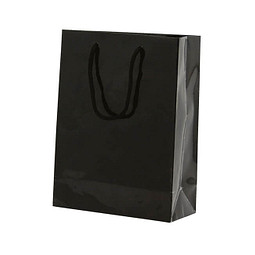 Papier-Tragetasche Paper, klein, Schwarz