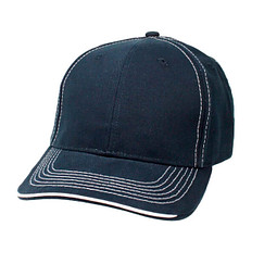 Sandwich-Cap Kontrast, Navy/Weiß