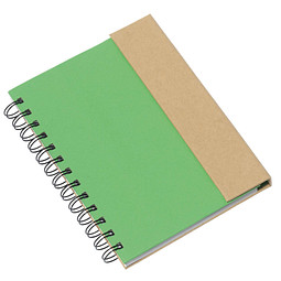 Notizbuch Allrounder, liniert, grün