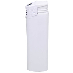 Piezo-Feuerzeug Atomic F2, weiß-glänzend