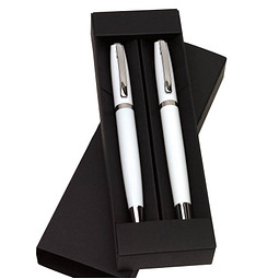 Schreibset City, schwarze Mine, weiß