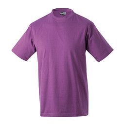 JAMES & NICHOLSON Herren T-Shirt, lila, M