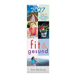 Streifenkalender fit & gesund 2027