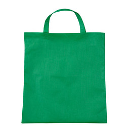 Vliestasche Textile mit kurzen Henkeln, dunkelgrün