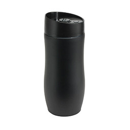 Edelstahl Isolierbecher To Go, 380 ml, schwarz-matt
